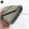 YSL Small envelope card holder green Caviar แบรนด์เนมมือสอง